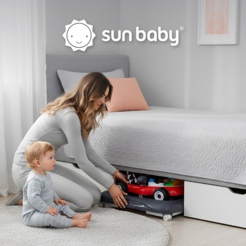 Chodzik dla dzieci wyścigówka - czerwono czarny