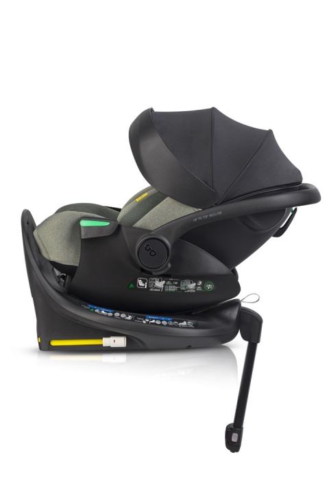 EASYGO BUZ XTD PRO i-Size Greener – fotelik rozkładany do spania z bazą ISOFIX