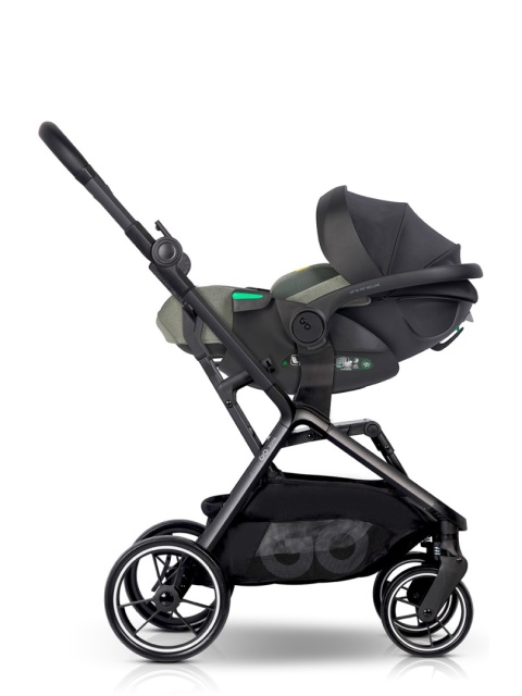 EASYGO BUZ XTD PRO i-Size Greener – fotelik rozkładany do spania z bazą ISOFIX