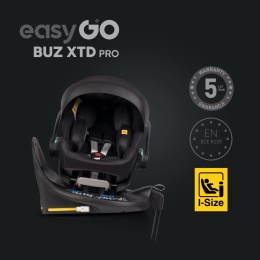 EASYGO BUZ XTD PRO i-Size Ink – fotelik rozkładany do spania z bazą ISOFIX