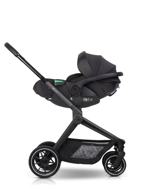 EASYGO BUZ XTD PRO i-Size Ink – fotelik rozkładany do spania z bazą ISOFIX