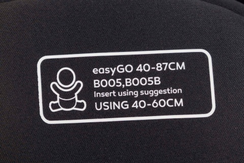 EASYGO BUZ XTD PRO i-Size Ink – fotelik rozkładany do spania z bazą ISOFIX