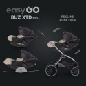 EASYGO BUZ XTD PRO i-Size Taupe – fotelik rozkładany do spania z bazą ISOFIX