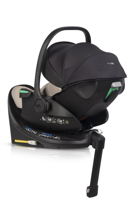 EASYGO BUZ XTD PRO i-Size Taupe – fotelik rozkładany do spania z bazą ISOFIX