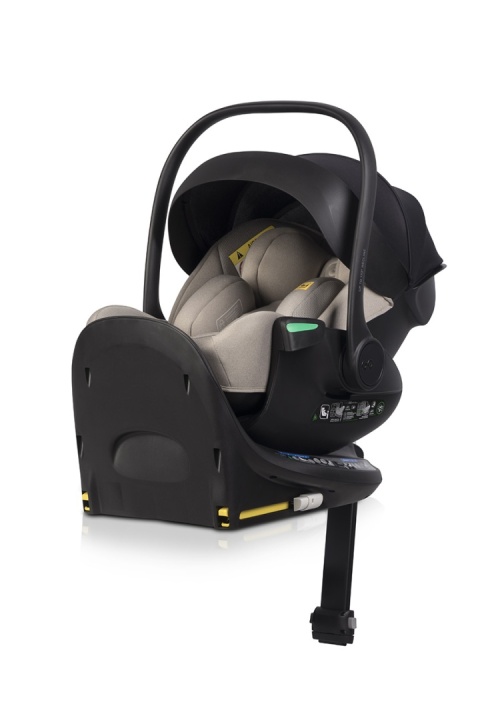 EASYGO BUZ XTD PRO i-Size Taupe – fotelik rozkładany do spania z bazą ISOFIX