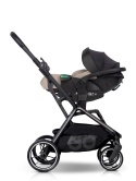 EASYGO BUZ XTD PRO i-Size Taupe – fotelik rozkładany do spania z bazą ISOFIX
