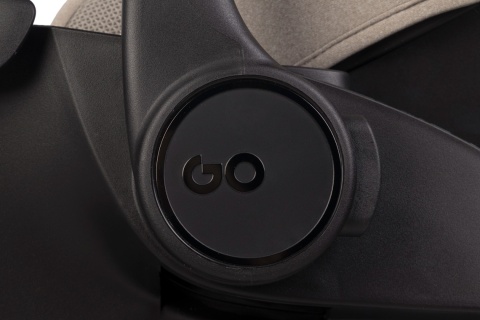 EASYGO BUZ XTD PRO i-Size Taupe – fotelik rozkładany do spania z bazą ISOFIX