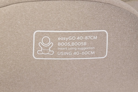 EASYGO BUZ XTD PRO i-Size Taupe – fotelik rozkładany do spania z bazą ISOFIX