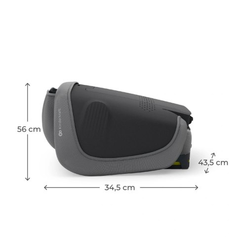 Kinderkraft UNITY 2 Grey – fotelik R129 i-Size z prowadnicami pasa