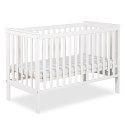 Łóżeczko dziecięce KLUPS IWON biel 120×60 – barierka w zestawie