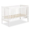 Łóżeczko dziecięce KLUPS IWON biel 120×60 – barierka w zestawie