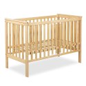 Łóżeczko dziecięce KLUPS IWON sosna 120×60 – barierka w zestawie