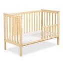 Łóżeczko dziecięce KLUPS IWON sosna 120×60 – barierka w zestawie
