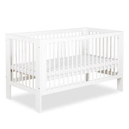 Łóżko-tapczanik 140x70 OLIVIA – Klupś, białe, funkcja 2w1