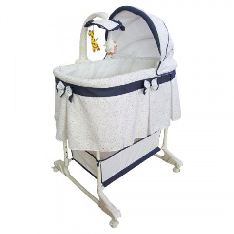 MILLY MALLY Kołyska z pilotem SIMPLE GRAY