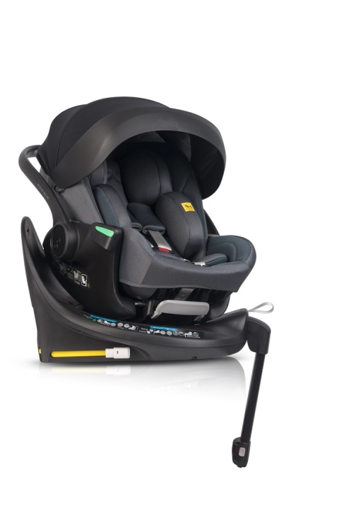 EASYGO BUZ XTD PRO i-Size Granito – fotelik rozkładany do spania z bazą ISOFIX