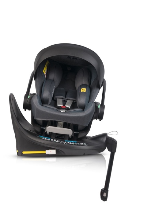 EASYGO BUZ XTD PRO i-Size Granito – fotelik rozkładany do spania z bazą ISOFIX