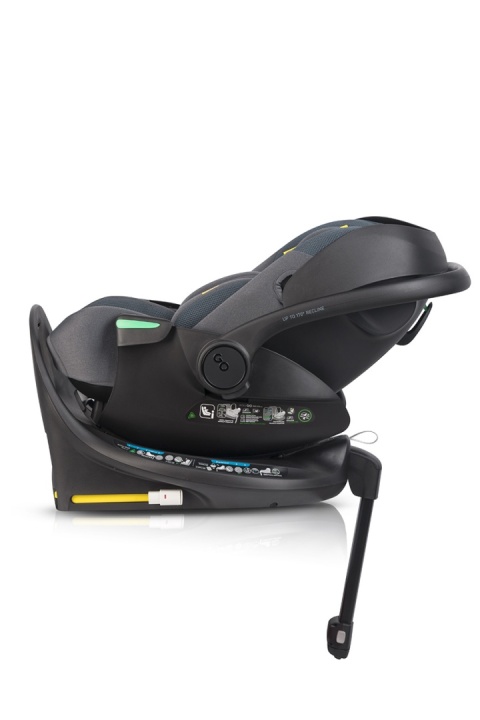 EASYGO BUZ XTD PRO i-Size Granito – fotelik rozkładany do spania z bazą ISOFIX