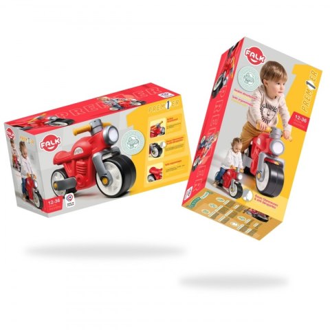 FALK 450S Moto Premier Motocykl biegowy czerwony