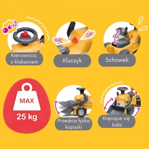 FALK 910D Jeździk Marcel Construction z łyżką