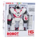 Robot Interaktywny Zdalnie Sterowany RC 16 Funkcji Światła Dźwięki Różowy