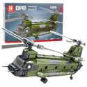 Zestaw Klocków Konstrukcyjnych Helikopter Wojskowy CH-47 Chinook 1451 el.