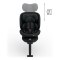 Kinderkraft I-360 2 PLUS BLACK i-Size – fotelik samochodowy 40–150 cm, obrót 360°, ISOFIX
