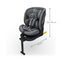 Kinderkraft I-360 2 PLUS GREY i-Size – fotelik samochodowy 40–150 cm, obrót 360°, ISOFIX