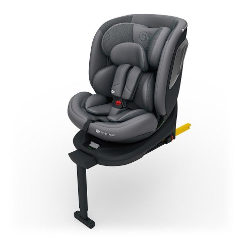 Kinderkraft I-360 2 PLUS GREY i-Size – fotelik samochodowy 40–150 cm, obrót 360°, ISOFIX
