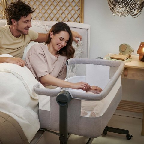 KINDERKRAFT Łóżeczko dostawne Nestee Up beige