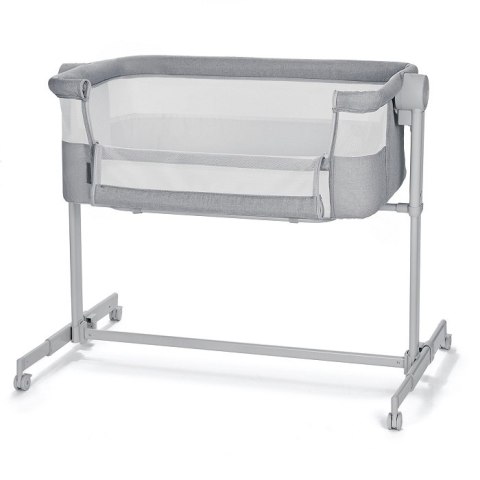 KINDERKRAFT Łóżeczko dostawne Nestee Up light grey