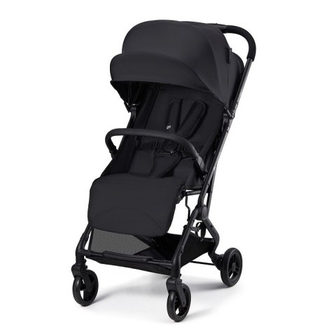 Kinderkraft INDY 3 COAL BLACK – lekki wózek spacerowy do 15 kg, składanie jedną ręką, kompaktowy