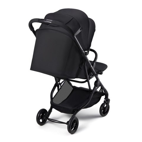 Kinderkraft INDY 3 COAL BLACK – lekki wózek spacerowy do 15 kg, składanie jedną ręką, kompaktowy