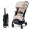 Kinderkraft INDY 3 MISTY BEIGE – lekki wózek spacerowy do 15 kg, składanie jedną ręką, kompaktowy