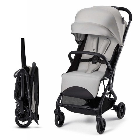 Kinderkraft INDY 3 URBAN GREY – lekki wózek spacerowy do 15 kg, składanie jedną ręką, kompaktowy