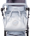 Junama Candy Premium 03 Blue – wózek dziecięcy 2w1 (gondola + spacerówka), ekoskóra, koła żelowe, Max-Click