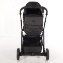 Junama Ellegante 04 Black – wózek dziecięcy 2w1 (gondola + spacerówka) | koła żelowe, UV50+
