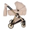 Junama Ellegante Art Deco 02 Beige – wózek dziecięcy 2w1 (gondola + spacerówka), koła żelowe