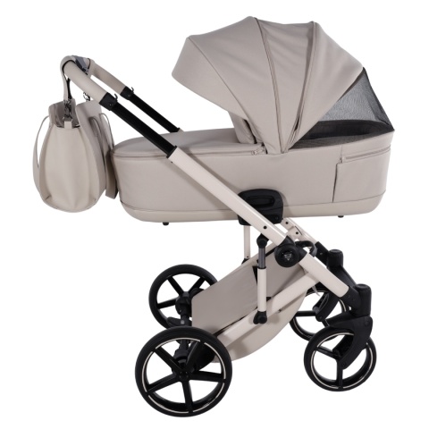 Junama Ellegante Termo Beige – wózek dziecięcy 2w1 (gondola termo-akustyczna + spacerówka)