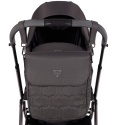 Junama Ellegante 01 Grey – wózek dziecięcy 2w1 (gondola + spacerówka) | koła żelowe, UV50+