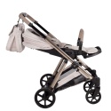 Junama Ellegante 02 Beige – wózek dziecięcy 2w1 (gondola + spacerówka) | koła żelowe, UV50+