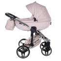 Junama Enzo 04 Pink – wózek dziecięcy 2w1 (gondola + spacerówka)