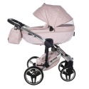Junama Enzo 04 Pink – wózek dziecięcy 2w1 (gondola + spacerówka)