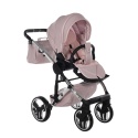 Junama Enzo 04 Pink – wózek dziecięcy 2w1 (gondola + spacerówka)