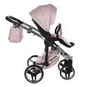 Junama Enzo 04 Pink – wózek dziecięcy 2w1 (gondola + spacerówka)