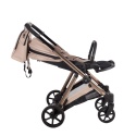 Junama Space V3 Beige – wózek dziecięcy 2w1 (gondola + spacerówka), koła żelowe, amortyzacja