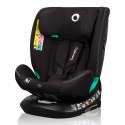 Lionelo Bastiaan One i-Size Black Carbon – obrotowy fotelik 40–150 cm, ISOFIX + Top Tether (R129)
