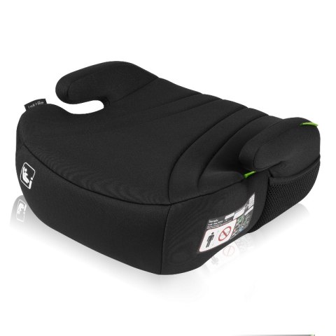 Lionelo Luuk i-Size Black Carbon – siedzisko/podstawka 125–150 cm, montaż pasem, R129 (i-Size)