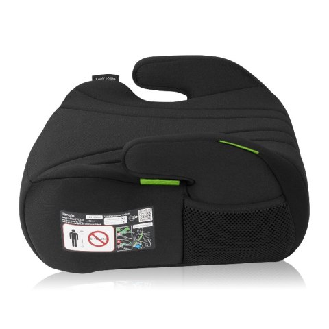 Lionelo Luuk i-Size Black Carbon – siedzisko/podstawka 125–150 cm, montaż pasem, R129 (i-Size)