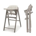 Kinderkraft TINO Beige – krzesełko do karmienia 2w1 do 110 kg, regulowane